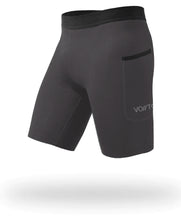 Cargar imagen en el visor de la galería, Short Pro Running Hombre Gris Claro 5 bolsillos