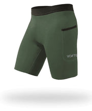 Cargar imagen en el visor de la galería, Short Pro Running Hombre Verde Oscuro 5 bolsillos
