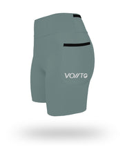 Load image into Gallery viewer, Short Pro Running Dama Largo verde olivo