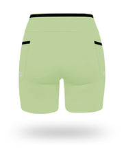 Load image into Gallery viewer, Short Pro Running Dama Largo Verde Limon