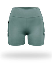 Load image into Gallery viewer, Short Pro Running Dama Corto Verde Olivo