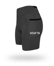 Cargar imagen en el visor de la galería, Short Pro Running Dama Largo Gris Claro