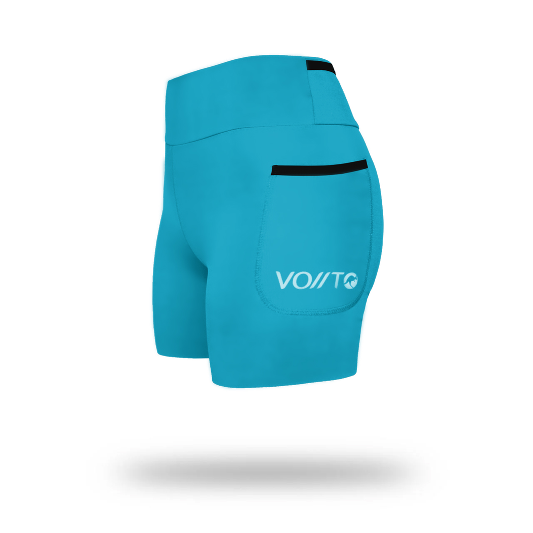 Short Pro Running Dama Corto Azul marino