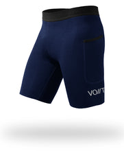 Load image into Gallery viewer, Short  Pro Running Hombre Azul 5 Bolsillos
