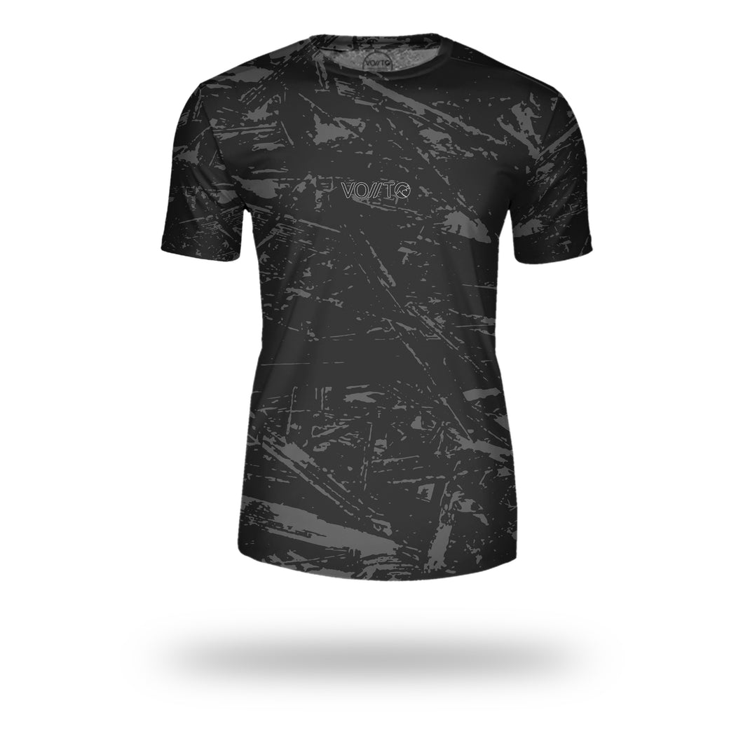 Camiseta  negra - gris