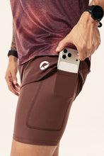 Cargar imagen en el visor de la galería, Pantaloneta con Bolsillo lateral Café
