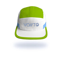 Cargar imagen en el visor de la galería, Gorra Running Pro Blanca/Azul/Verde
