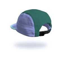 Cargar imagen en el visor de la galería, Gorra Running Pro Azul/ Verde/Aguamarina
