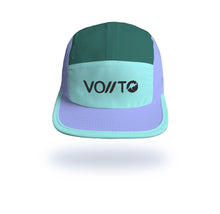 Cargar imagen en el visor de la galería, Gorra Running Pro Azul/ Verde/Aguamarina
