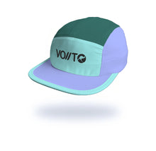 Cargar imagen en el visor de la galería, Gorra Running Pro Azul/ Verde/Aguamarina
