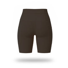 Cargar imagen en el visor de la galería, Short Pro Running Largo Dama Café
