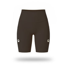 Cargar imagen en el visor de la galería, Short Pro Running Largo Dama Café
