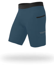Cargar imagen en el visor de la galería, Short  Pro Running Hombre Azul Cenizo5 Bolsillos
