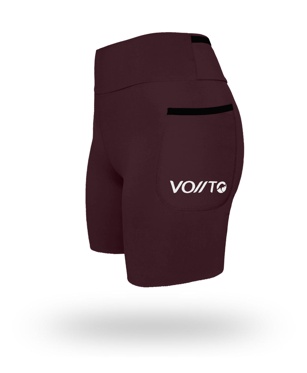 Short Pro Running Dama Largo Marrón